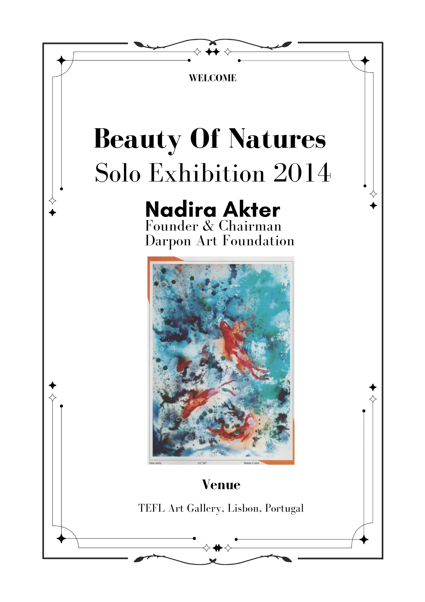 Beauty Of Natures, Solo Exhibition, Lisbon-2014-001